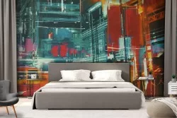 Underground City Wallpaper in Urban Style