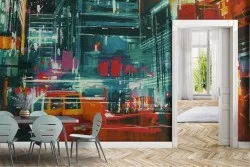 Industrial Urban City Wallpaper