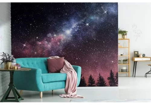 Carta da Parati via lattea paesaggio natura universo