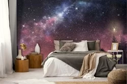 Carta da Parati via lattea paesaggio natura universo