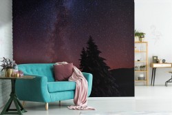 Milky Way galaxy landscape wallpaper