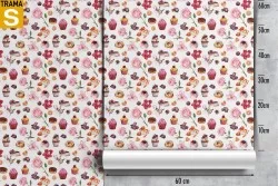 Carta da Parati Bambini Decorazioni e Pattern