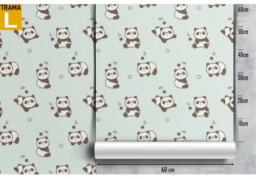 Panda animal pattern wallpaper. 2