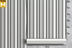 Carta da Parati Righe e Onde Vintage