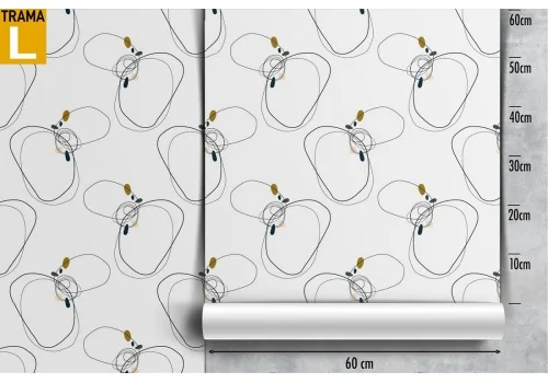 Abstract shapes pattern wallpaper. 2