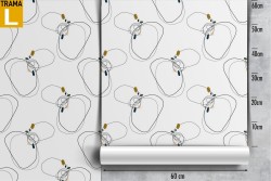 Carta da Parati forme astratte pattern.