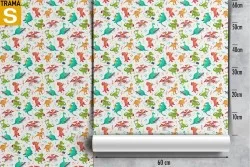 Carta da Parati Bambini Decorazioni e Pattern Animali uccelli