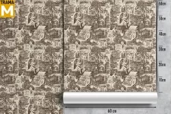 Carta da Parati Scritte Vintage