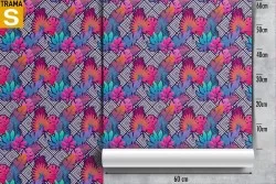 Carta da Parati Design e Stili Flora e Fauna Astratta Foglie Geometrica Moderna