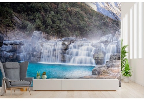 Wallpaper landscape nature waterfalls