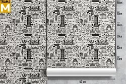Vintage Writings Wallpaper
