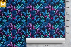 Carta da Parati Foglie Tropicale