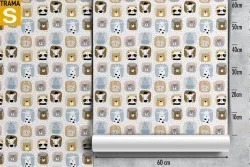 Carta da Parati Bambini Animali uccelli Decorazioni e Pattern