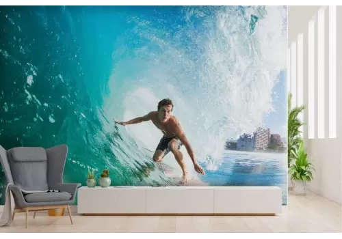 Carta da Parati paesaggio oceano surf