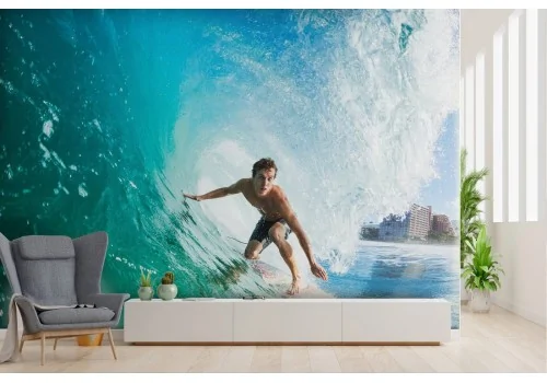 Carta da Parati paesaggio oceano surf