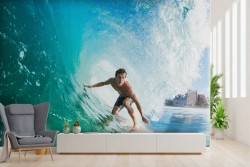 Carta da Parati paesaggio oceano surf