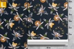 Fairy decoration wallpaper for children.