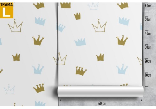 Wallpaper decoration children's crowns. 2