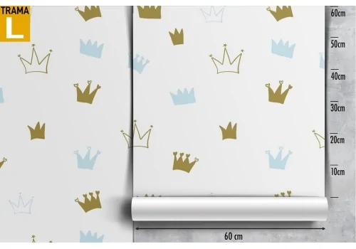 Wallpaper decoration children's crowns. 2