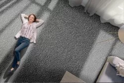 Industrial black concrete surface wallpaper