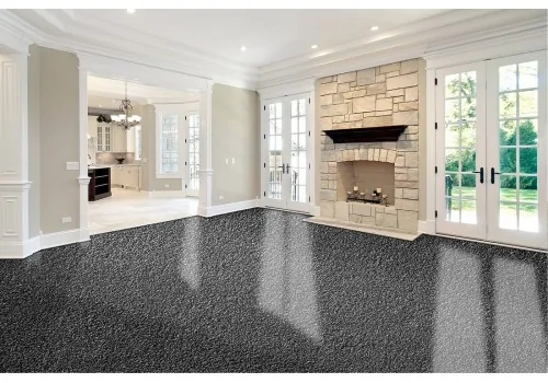 Carta da Parati superficie cemento nero industrial 2