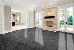 Industrial black concrete surface wallpaper