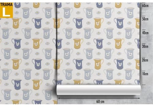 Carta da Parati pattern brocche. 2