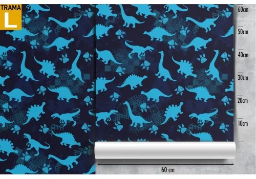 Carta da Parati pattern dinosauri bambini. 2