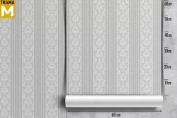 Vintage Stripes and Waves Wallpaper