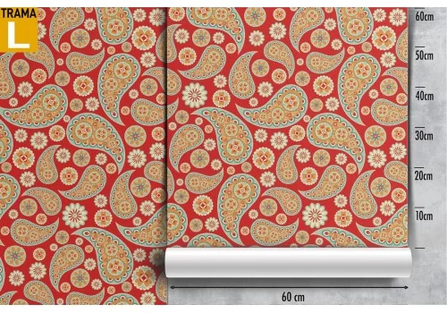 Carta da Parati pattern vintage floreale. 2