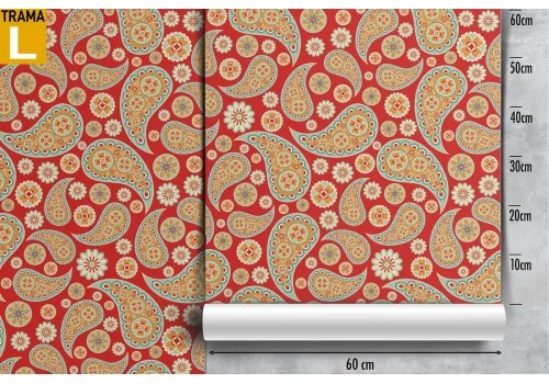 Vintage floral pattern wallpaper. 2