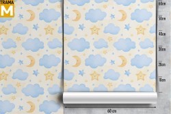 Carta da Parati Decorazioni e Pattern Spazio e Pianeti