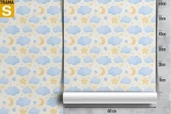 Carta da Parati Bambini Decorazioni e Pattern Spazio e Pianeti