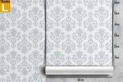 English vintage pattern wallpaper.