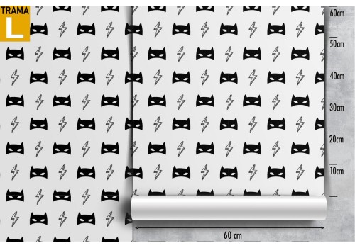 Carta da Parati bambini supereroi pattern. 2