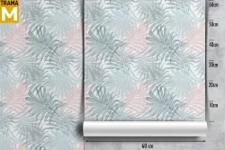 Carta da Parati Foglie Tropicale