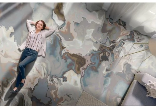 Carta da Parati superficie marmo colorato 2