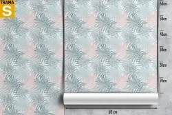 Wallpaper Design and Styles Flora and Fauna Tropical Leaves