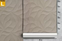 Carta da Parati decorazione effetto 3D fiori stilizzat.