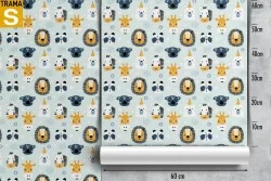 Carta da Parati Bambini Animali uccelli Decorazioni e Pattern