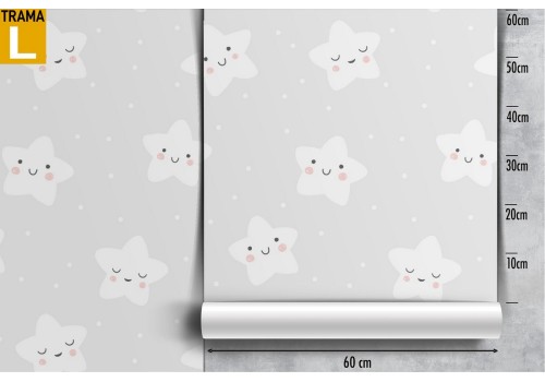 Children's wallpaper design stars. 2