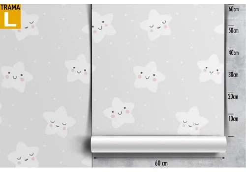 Children's wallpaper design stars. 2