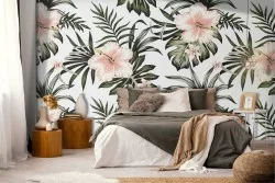 Wallpaper nature decoration pink flower.