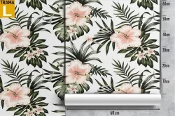 Wallpaper nature decoration pink flower.