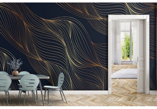 Abstract waves glamour wallpaper 2