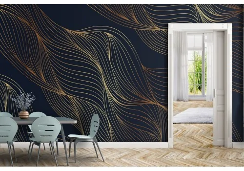 Abstract waves glamour wallpaper 2