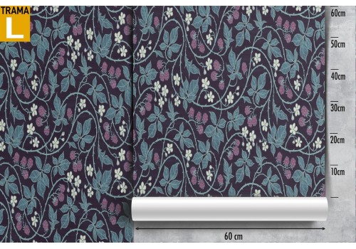 Wallpaper pattern vintage nature leaves and flowers. 2