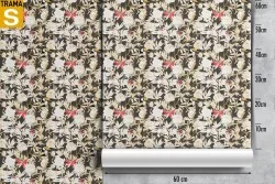 Carta da Parati Design e Stili Flora e Fauna Fiori Foglie Natura
