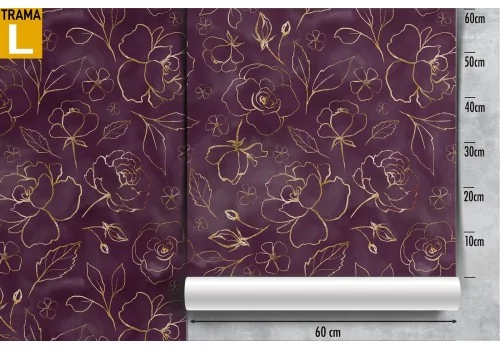 Luxury wallpaper with stylized flower pattern. 2