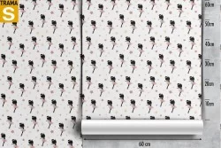 Carta da Parati Bambini Decorazioni e Pattern Principesse e ballerine